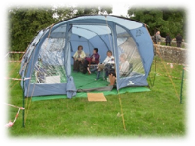 Solway Jaguar Dalemain 2013 club tent